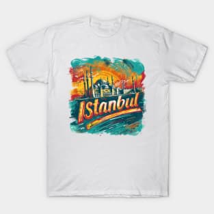 Istanbul Retro Turkey t-shirt T-Shirt